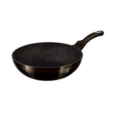 Berlinger Haus Wok Ø 28cm Metallic Line Shiny Black Edition