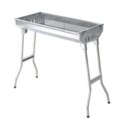 Holzkohlegrill Edelstahl Terrassen-Grill 73cm