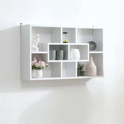 Wandregal Bücherregal Cube weiss 85x47.50cm