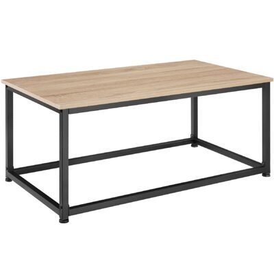 Couchtisch Lynch 100x55x45,5cm Industrial Holz hell, Eiche Sonoma