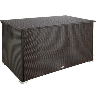 Auflagenbox mit Aluminiumgestell Oslo, 145x82,5x79,5cm - braun