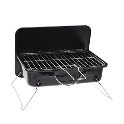 BBQ Holzkohlegrill Campinggrill 35 x 25 x 8 cm