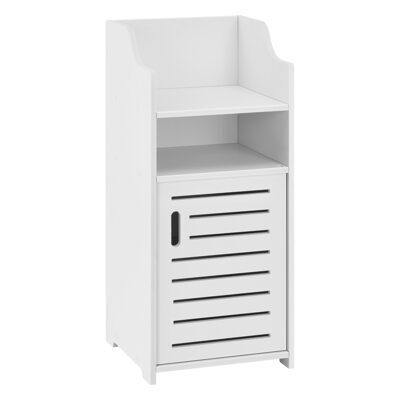 Badezimmerschrank Skara 72x32x32 cm Weiss Midischrank