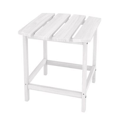 Beistelltisch ADIRONDACK 48 x 38 cm weiss