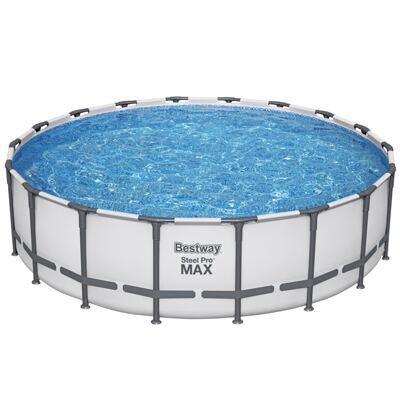 Bestway Pool Komplett-Set hellgrau 549 x 132 cm