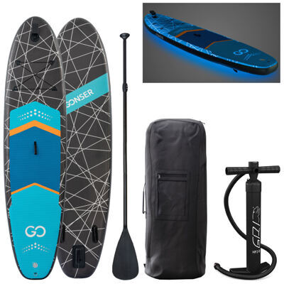 LED Stand Up Paddle LASER 320 cm schwarz