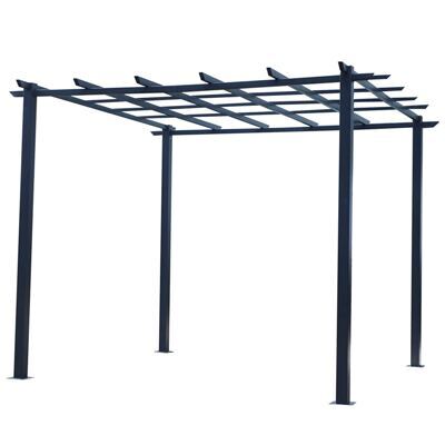 Pergola Rosenbogen Gartenlaube Pavillon 3 x 3 x 2,3 m