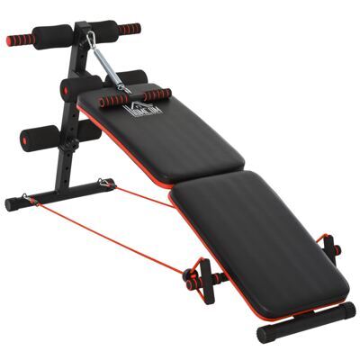 Sit Up Bank Bauchtrainer mit Trainingsseile Multifunktion