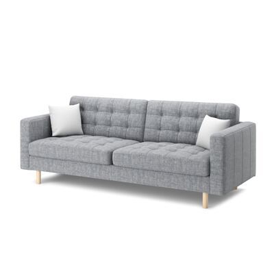 Sofa ALISHA 3-Sitzer grau