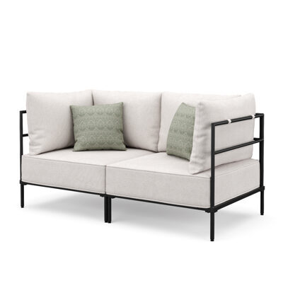 Sofa ETHAN 2-Sitzer creme