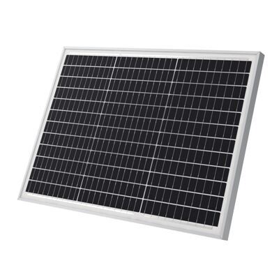 Solarpanel Monokristallin - 50W 18V für 12V Batterien Photovoltaik