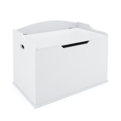 Sitzbank Spielzeugkiste 76 x 48 x 54 cm weiss