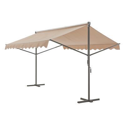 Standmarkise Selenizza freistehend 400x300x260cm Sandfarben