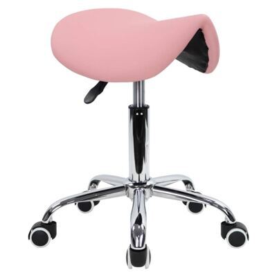 Rollhocker Sattelhocker Praxishocker 49-61cm Pink